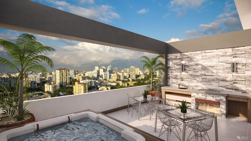 Apartamento en alquiler amueblado en Santo Domingo